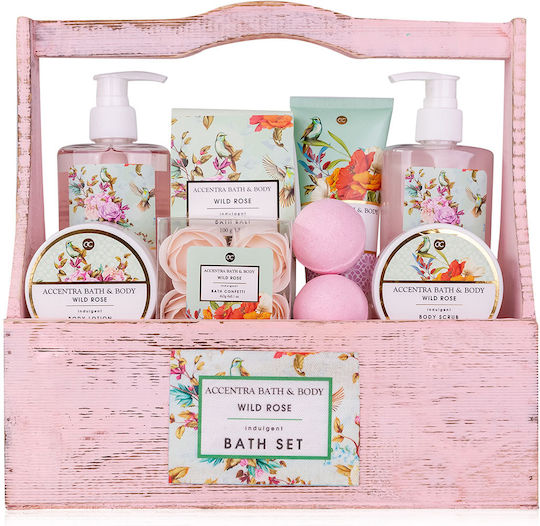 Accentra Wild Rose Bath Set Îngrijire pentru Curățare corp