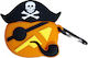 Lykl Θήκη Σιλικόνης Orange Pirate για Apple AirPods