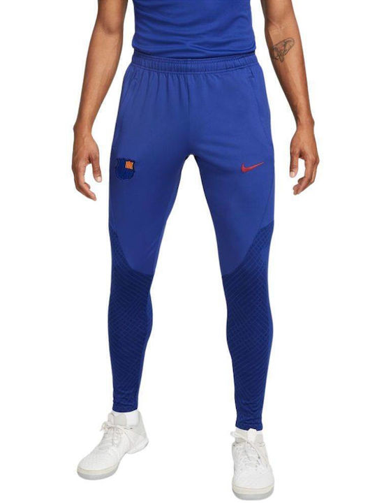 Nike FCB Strike Παντελόνι Φόρμας Deep Royal Blue/Noble Red