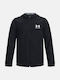 Kids' Sports Jacket Short Windproof with Hood Black