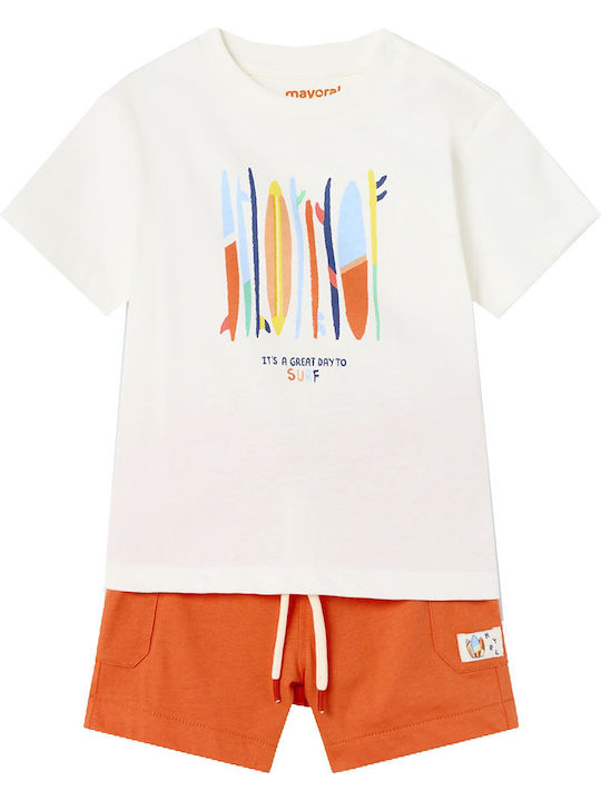 Mayoral Kinder-Set mit Shorts Sommer 2Stück Wei...
