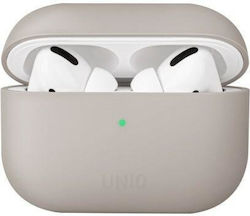 Uniq Lino Case Silicone in Beige color for Apple AirPods Pro