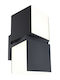 Lutec Cuba Wall-Mounted Outdoor Ceiling Light LED IP54 24.4W with Natural White Light Double Beam 10x14.7x21.3εκ.