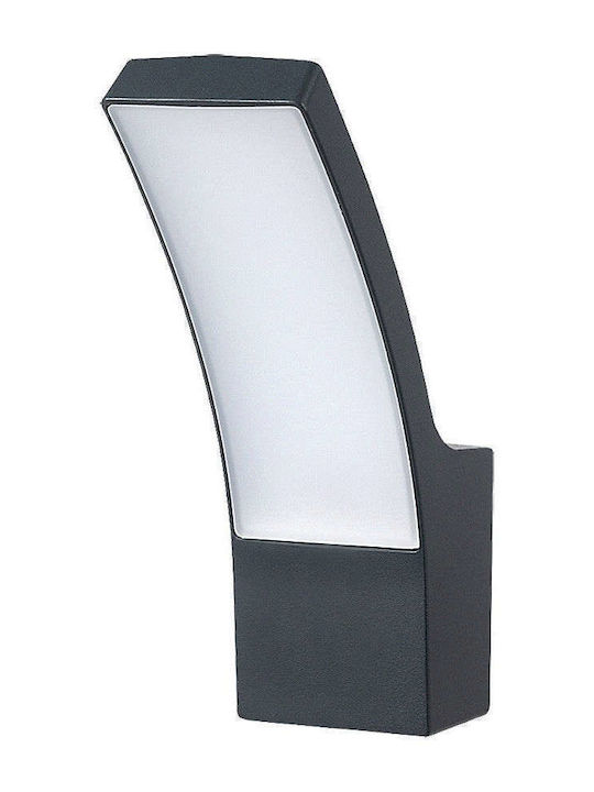 Rabalux Palanga Επιτοίχια Εξωτερική Πλαφονιέρα LED IP44 12W με Θερμό Λευκό Φως