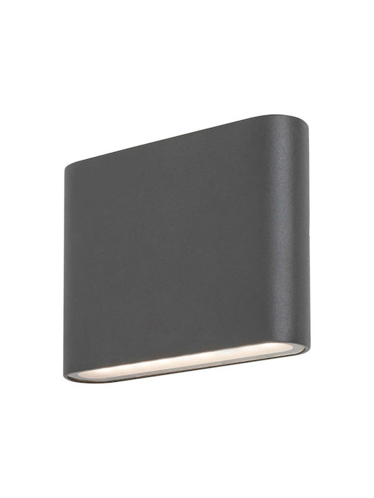 Rabalux Nesna Επιτοίχια Εξωτερική Πλαφονιέρα LED IP54 3W με Θερμό Λευκό Φως