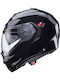 Caberg Duke-X Smart Black Κράνος Μηχανής Flip-Up ECE 22.06 1550gr με Pinlock και Sunvisor