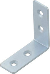 ArteLibre Aluminum Corner Shelf Silver 40x40mm 04010338