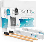 Eco Masters MySmile Day & Night Toothpaste for Whitening & 2 Bamboo Toothbrushes 2x120ml