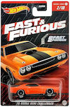 Hot Wheels Αυτοκινητάκι Hot Wheels Fast & Furious '70 Dodge Hemi Challenger για 3+ Ετών