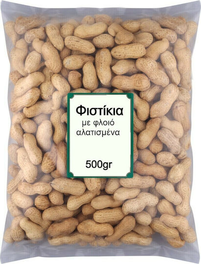 Nutsbox Φιστίκια Αράπικα Ωμά με Φλοιό με Αλάτι 500gr