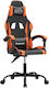 vidaXL 3143872 Gaming Stuhl Black / Orange