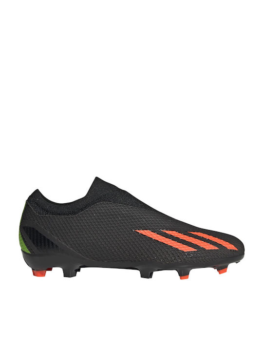 Adidas X Speedportal.3 LL FG Χαμηλά Ποδοσφαιρικά Παπούτσια με Τάπες Μαύρα