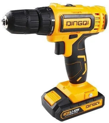Dingqi Mașină De Găurit Cu Baterie 18V 2x1.5Ah