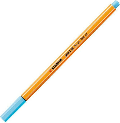 Stabilo Point 88 Marker de Proiectare 0.4mm Neon Blue 88/031