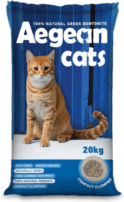 Aegean Clumping Odour Control Cat Litter Baby Powder 20kg