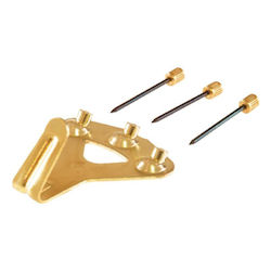 ArteLibre No4 Metallic Hanger Kitchen Hook with Nail Gold 3pcs