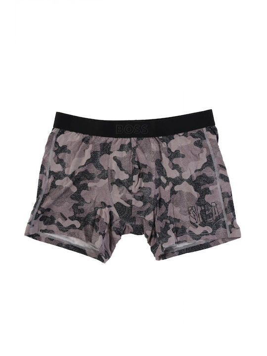 Hugo Boss Men's Boxer Brown Camo