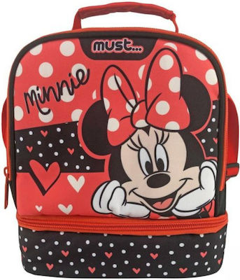 Must Minnie Mouse Isothermal Food Case Red Minnie