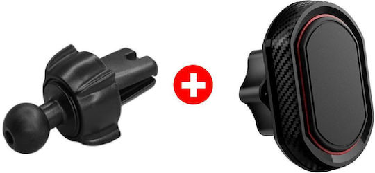Powertech Car Mobile Mount with Magnet Black