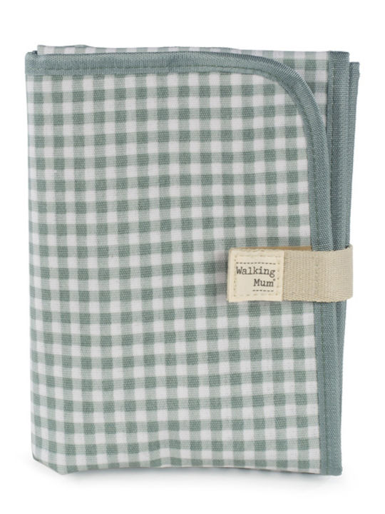 Walking Mum I Love Vichy Fabric Portable Changi...