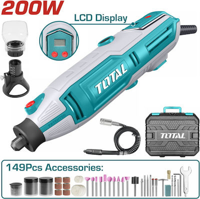 Total Electric Rotary Multi Tool 200W with Speed Control