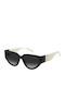 Marc Jacobs Women's Sunglasses with Black Plastic Frame and Gray Gradient Lens MARC 645/S 80S/9O