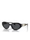 Michael Kors Empire Women's Sunglasses with Black Plastic Frame and Black Lens MK2192 300587