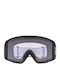 Oakley Line Miner Μάσκα Σκι & Snowboard Ενηλίκων Μαύρη με Φακό σε Μωβ Χρώμα