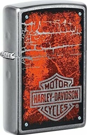 Zippo Ангажимент Пламък в Червен цвят Harley Davidson