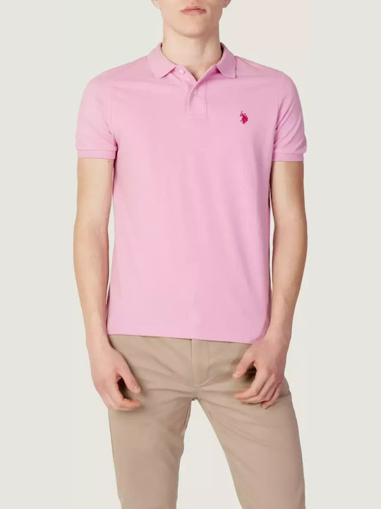 U.S. Polo Assn. King Polo Μπλούζα Κοντομάνικη Ροζ