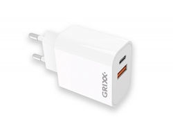Grixx GRCHPDUSBCWT01 Αντάπτορας 20W Grixx GRCHPDUSBCWT01 Αντάπτορας 20W
