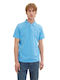 Tom Tailor Men's Short Sleeve Blouse Polo Light Blue