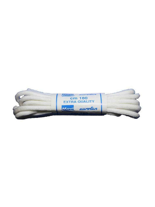 Novi 74529 Shoelaces White 2pcs 180cm