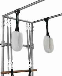 Alpha Pilates APSL Pilates Sheepskin Loops in Black Color