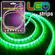 LED Streifen Versorgung 12V mit Grün Licht