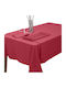 Palatex Vista Cotton & Polyester Checkered Tablecloth Ruby 90x90cm