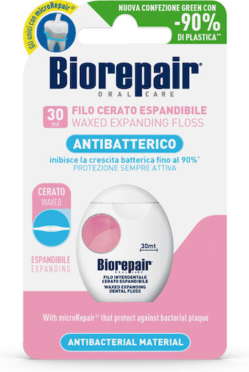 BioRepair Waxed Dental Floss 30m