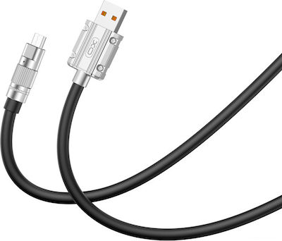 XO NB227 Regulär USB 2.0 auf Micro-USB-Kabel Schwarz 1.2m (16.005.0211) 1Stück