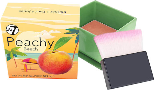 W7 Cosmetics Blush The Boxed Peachy Beach 6gr