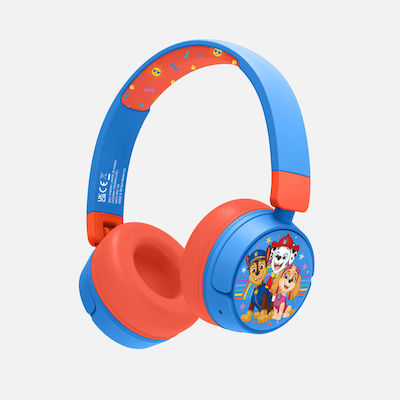 OTL Paw Patrol Kids Wireless/Wired On Ear Kids' Headphones with 24 hours of Operation Blue PAW981