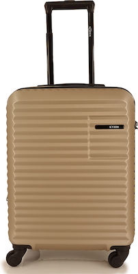 Rain C Cabin Travel Suitcase Hard Gold with 4 Wheels Height 55cm