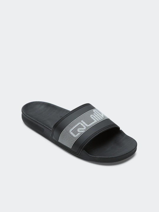 Quiksilver Rivi Ανδρικά Slides Μαύρα