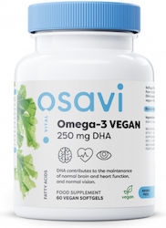 Osavi Omega 3 Vegan DHA 250mg 60 φυτικές κάψουλες Osavi Omega 3 Vegan DHA 250mg 60 φυτικές κάψουλες