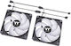 Thermaltake CT140 Sync PC Case Fan (1500rpm / 77.37cfm) with ARGB Lighting and 3-Pin / 4-Pin PWM Connection 2pcs