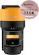 Nespresso Vertuo Pop Pod Coffee Machine Vertuo Mango Yellow + €120 Discount for Purchase on Capsules