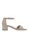 Fabric Sandals Nude