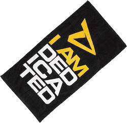 Dedicated Nutrition Black Gym Towel 100x50cm