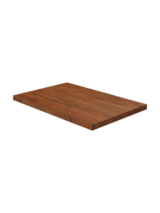 vidaXL Rectangular Bathroom Vanity Unit made of Solid Wood Dark Brown 60x40x2.5cm 343054 1pcs