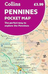 Pennines Pocket Map, Die perfekte Art, die Pennines zu erkunden