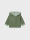 Mayoral Boys Hooded Sweatshirt with Zipper Green